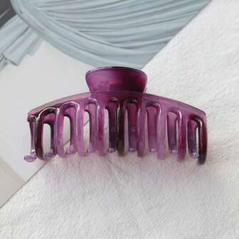 กิ๊บหนีบผมรูปกระดูกมังกรพลาสติกสีสันสดใสขนาดใหญ่, กิ๊บหนีบผมเรียบง่ายสำหรับผู้หญิง เครื่องประดับผมผู้หญิง กิ๊บหนีบผมแบบสบายๆ