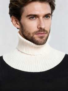 1 pieza Cuello de punto, unisex, cuello decorativo de punto versátil, protección de cuello para otoño e invierno, regalo de vacaciones, regalo de cumpleaños, regalo del Día del Padre, regalo de pareja. - Multicolor - Ver 10