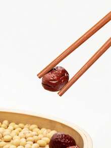 1 Pair Custom Carved Dark Wood Chopsticks, Personalized Japanese Style Dark Wooden Chopsticks - Wedding Gift, Reusable Chinese Style Chopsticks, Elegant Wooden Sushi Oriental Design - Multicolor - View 5