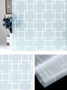 Frosted Glass Window Film, Anti-Peeping Privacy Window Sticker For Bathroom, Shower Room, Transparent - Multicolor - View 2