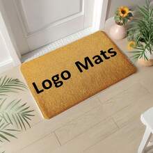 Felpudos personalizados, alfombrillas de piso personalizadas para el fregadero de la cocina, la entrada, el baño, felpudos con logotipo de diseño personalizado, decoración del hogar personalizada, regalo perfecto de inauguración de la casa - Multicolor - Ver 4