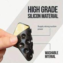 Bộ 3 giá đỡ điện thoại silicon với cốc hút hai mặt, lực hút mạnh, thích hợp cho chụp ảnh tự sướng/quay video, rảnh tay, tương thích với tất cả các điện thoại thông minh, quà tặng lý tưởng, tay cầm điện thoại dễ thương, hỗ trợ quay video, phụ kiện điện thoại thông minh - Quà tặng cho bạn bè/Quà tặng ngày lễ lý tưởng, tương thích với iPhone, điện thoại Android, quà tặng sinh nhật, quà tặng gia đình, quà tặng bạn bè, giá đỡ điện thoại phòng tắm, phụ kiện điện thoại, giá đỡ dính - Nhiều màu - Xem 6