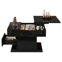 Coffee Tables - Black + Particle Board-1 - View 10