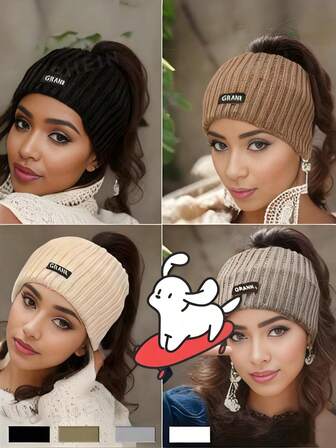 1/2/3/4pcs Knitted Headband To Maximize Autumn/Winter Ambiance, Soft And Skin-Friendly To Keep You Warm Without Feeling Stuffy. It Easily Adapts To Any Style, Pairing It With Hair Not Only Protects Your Forehead From Freezing But Also Makes You Look More Fashionable. It Is The Perfect Accessory For Autumn/Winter Outfits And Keeping Warm.