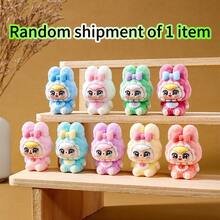 Mignon Nœud Lapin Floqué Décoration DIY Pendentif, Porte-clés, Cadeau, Ornement de Bureau