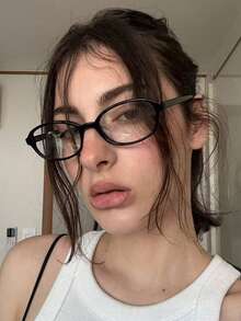 1 副女士时尚椭圆形眼镜 - 复古设计，铆钉装饰，完美契合学术风格和清晰视野！ - 彩色 - 查看 17