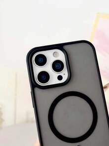 Defender MagSafe Magnetic Phone Case, Compatible With IPhone, Soft Shock-Absorbing, Black Phone Case - Black - View 7