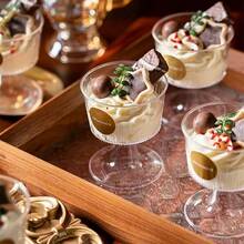 10/20pcs 110ml Striped Cake Cups (Please Confirm The Specifications And Size Before Purchasing) These Party Cups Are Suitable For Espresso, Tiramisu, Pudding, Cheesecake, Mousse, Cake Decorations, Etc. They Are Reusable And Suitable For Birthday Parties, Weddings, Halloween, New Year And Christmas Gifts