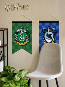 Harry Potter 1 lá cờ trang trí tường sân vườn, cờ đuôi én cổ điển sáng tạo của các nhà Gryffindor, Slytherin, Hufflepuff, Ravenclaw, trang trí tường theo chủ đề thế giới phù thủy, đồ trang trí sân vườn, trang trí tiệc lễ hội, biểu ngữ lễ hội, trang trí phòng [Được cấp phép chính thức] - Nhiều màu - Xem 4