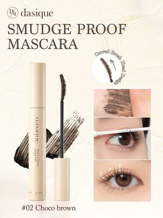  Dasique Lengthening Mascara- Brown, Curling And Thickening, Long And Lasting, Waterproof And Sweat-Proof, No Smudging, Suitable For Beginners, Easy To Apply, Professional Eye Make Up Graduation Birthday Holiday Fancy Fashion Women Brand Makeup Holiday Essential, Christmas Gifts For Women, Fancy Fashion Women Brand Makeup Back To School