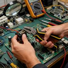 Multi-Function Steel Wire Pliers, Industrial Diagonal Pliers, Universal Needle-Nose Pliers, Household Tools - Black - View 5