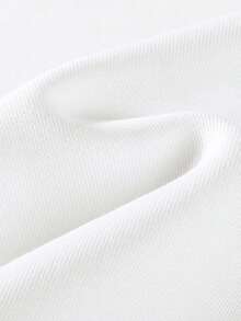 2pcs/Set Young Girl/Boys Autumn/Winter Long Sleeve Zip-Up Collar Sweatshirt And Sweatpants Set, Fashion, Skin-Friendly, Soft And Comfortable - White - View 5