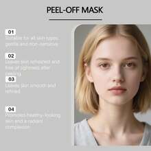 Collagen Peel-Off Face Mask - Moisturizing, Gentle Cleansing And Nourishing Facial Skin Care - Khaki - View 7