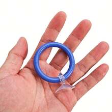 2/4pcs Colorful Betta Fish Training Rings Set, Interactive Suction Cup Training Rings For Betta Fish Tail Flaring And Gill Flaring Training, Suitable For Small Fish, Aquarium Decor. Colors Are Random. - A - View 4