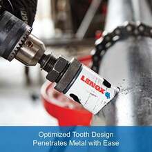 LENOX Tools Sierra perforadora, bimetálica, ranura de velocidad, arborada, 2-1/8 pulgadas (1772951)(default) - Multicolor - Ver 8