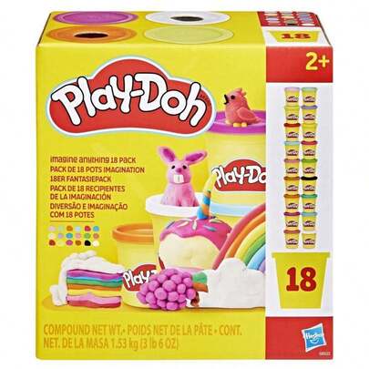 Lot de 18 pots de pâte à modeler Play-Doh par Hasbro ✅ Livraison en 24/48h en Espagne continentale - Pâte à modeler - Loisirs créatifs - Play-Doh - Réf. G05225L0