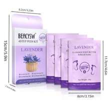 Set de baño de pies de 4 pasos con exfoliante para el cuidado de los pies - LAVANDA - Ver 7