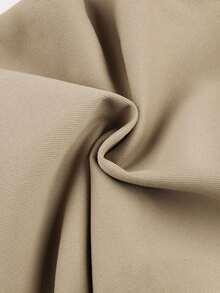 1 件男士多口袋纯色工装裤，休闲宽松夏季海滩度假裤，适合日常通勤、锻炼、户外、徒步旅行、健身、慢跑、日常穿着，直筒夏季街头风格，秋季 - 卡其色 - 查看 8