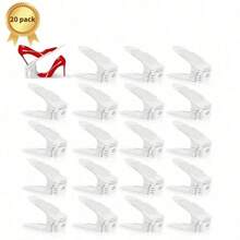 20pcs Shoes Slots Organizer For Closet, Shoe Rack For Closet Organization, Shoe Slots Organizer Shoe Storage Shoe Holder Space Saver For Entryway - متعدد الألوان - مشاهدة 13