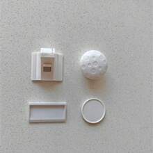 3M 一套34件（14个锁+2把钥匙+2个安装支架）磁性柜门锁，儿童磁性锁，婴儿安全柜门锁，魔术锁