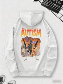 NWZD Men's Loose Fit Sweatshirt - White - View 1