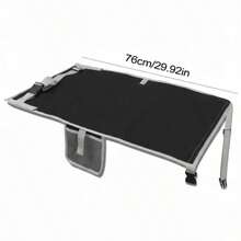 1 pieza Cama de avión para niños pequeños, asiento de avión extensor de cama de viaje para niños, esencial de viaje, avión portátil, reposapiés para cochecito/debajo del escritorio, necesidad de viaje para bebés - Multicolor - Ver 7