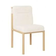 Dining Chairs - Beige + Sherpa - View 11