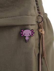 Cute Cartoon Salamander Shaped Enamel Brooch, Clothing Accessories Or Women's Packaging Accessories, Student Backpack Badges, Jacket Accessories, Fun Birthday Gifts - Multicolor - View 3
