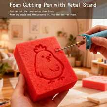 Foam Cutting Pen, Suitable For Cutting Foam, Polystyrene And Other Materials, Applicable For Handmade, Model Making, Cosplay Prop Making And Other DIY Projects, Handmade Creative Gifts - US A Type Plug(110-127V) - View 5