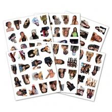 100张KATSEYE 2025“美丽混乱”SOPHIA MANON DANIELA LARA MEGAN YOONCHAE防水装饰贴纸，适用于平板电脑、水瓶，粉丝礼物