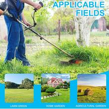 Grass Trimmer Blades Plastic Mower Replacement Blades Large Hole Diameter 12mm Small Hole Diameter 7mm Universal Grass Trimmer Parts Accessories(100pcs) - Red - View 3