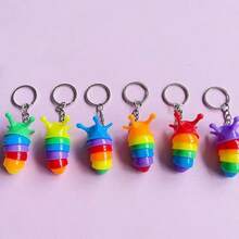 1pc Random Color Acrylic Realistic 3D Snot Keychain, Cute Snot Keyring, Birthday Gift For Friends - Multicolor - View 7