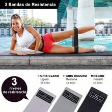 SDFG Yostyle Almohadilla para Barra Hip Tust Alfombrillas para Cu y Hombros Tobilleras para Resistencia Bandas elásticas de Resistencia para Ejercicios de Piernas Caderas y Pilates Gimna - negro1 - Ver 3