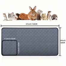 Reusable Pet Pee Pad, Waterproof & Anti-Slip, Quick Drying Hamster Guinea Pig Bedding Mat, Suitable For Hamsters, Guinea Pigs, Rabbits And Pet Cages, All Season Use