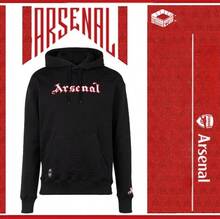 Adidas 阿森纳足球俱乐部男士休闲套头衫 - 黑色 - 查看 2