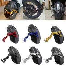 1 chiếc chắn bùn sau xe máy đa năng, chắn bùn sau xe máy bằng hợp kim nhôm có thể điều chỉnh - Chắn bùn hợp kim nhôm, chắn bùn sau xe máy có thể điều chỉnh với họa tiết sợi carbon - Chắn bùn xe máy - Xem 2