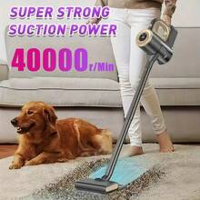 40,000 RPM High-Speed Electric Motor Cordless Vacuum Cleaner Combo Set, Powerful Handheld Vacuum With Durable Battery, Suitable For Yard, Living Room, Kitchen, Sofa And Car | Professional Strong Suction, Crevice Cleaning Tool, Pet Hair Removal - Multifunctional Vacuum Cleaner - View 6
