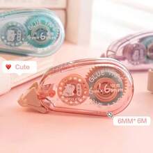 1-12Pcs Double-Sided Adhesive Dots Glue Tape, Acid Free & Archival-, DIY Scrapbooking Collage Photo Album School Stationery Supplies Roller Tape,Permanent Tape Roller Tape Runner, Perfect For Adhesive Tape Dispenser For Crafts And Scrapbooking - Multicolor - View 5