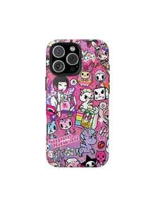 Funda de Teléfono Kawaii – Funda Delgada de TPU Suave con Personajes Icónicos, Funda Resistente, Adecuada para 17 16Promax 15 14 13 12 11, Linda y Protectora, Funda de Teléfono Linda - 1 - Ver 2