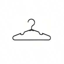 10/20/30个装 结实耐用塑料衣架 - 防滑，（白色、黑色、蓝色、粉色、绿色、灰色），肩部带凹槽设计，抓力牢固 - 非常适合家庭衣柜、宿舍和衣橱收纳 - 彩色 - 查看 9