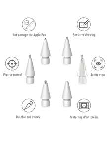 2026 Upgraded Replacement Nibs, Compatible With Apple Pencil Pro, Fine Metal Nibs, Compatible With Apple Pencil 2nd Gen And 1st Gen/USB-C Apple Pencil, Precise, Nib Set, Gift Box Packaging, Suitable For Gifting To Mothers, Family, And Friends On Birthdays, Holidays, Etc. - Multicolor - View 5