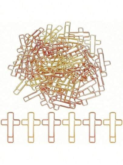 Cross Paper Clips, Bible Paper Clips, Journal Paper Clips, Bible Study Supplies, Christian Journal Supplies, Bible Journaling Supplies, Bible Clips Back To School Supplies,Back To School,School Supplies