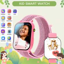 2025 New Kids Smart Watch, Children's Game Watch, 18 Fun Games, 1.83" Touch Screen, Ultra-Low Power Chip, Pedometer, Camera, Flashlight, Alarm Clock, Camera, Photo Album, Calendar, Countdown, Calculator, Stopwatch, Flashlight