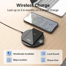 1pc Card Locator, Anti-Lost Alarm, Wallet Tracker, GPS Locator, Anti-Lost Tracking, Wireless Charging Support, Compatible With IOS Find My (Compatible With IPhone And Compatible With IPad), Not Compatible With Android | Lightweight High-Quality Item Locator, Suitable For Passport, Keys, Christmas, Birthday, New Year Gift For Friends And Family - Multicolor - View 4