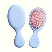 1PC Portable Mini Air Cushion Hairbrush - Soft Nylon Bristles For Wet And Dry Hair, Ideal For Significant Other Travel, Perfect Christmas Stocking Gift, Best Choice For Christmas - 彩色 - 查看 6