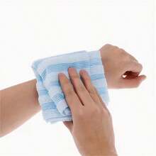 日式去角质浴巾、沐浴刷、背部按摩器、男女通用日常护理海绵、浴室配件 - 彩色 - 查看 13