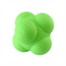 Hexagonal Reaction Training Balls – High-Bounce, Durable Foam Agility Balls For Athletes, Fitness Enthusiasts, & Team Sports |   Unpredictable Bounce Pattern To Improve Hand-Eye Coordination, Reflexes, & Reaction Time – Lightweight,  For Indoor/Outdoor Use - 綠色 - 查看 2