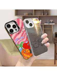Funda de teléfono DtMF B- compatible con 16, 15, 14, 13, 12, 11, Mini, Pro, SE, MAX, cubierta mate blanca resistente a los golpes, compatible con la funda de 17 Pro, la funda de 17 Pro Max, la funda de 17 - Z6 - Ver 3