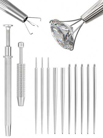 Juego de 7/11 piezas de herramienta de inserción de pendientes de acero inoxidable con rosca interna/externa/sin rosca, calibre 14G, 16G, 18G, 20G, para cambiar joyas en oreja/nariz/ombligo/labio/ceja/lengua