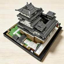 1000片高精度积木玩具系列，微型房屋建筑模型，可拼搭桌面摆件